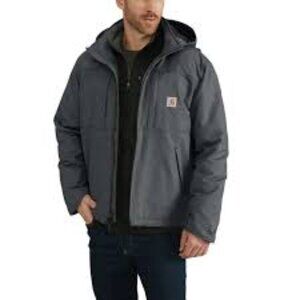 Carhartt Gray Hooded Jacket